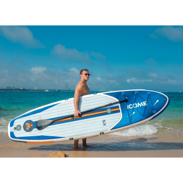 2023 Drop shipping iCOME new design fishing boards stand up paddle inflatable